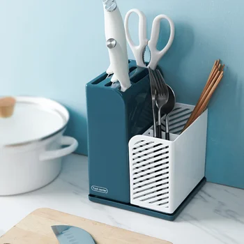 

Multifunction Plastic Shelving Dish Chopsticks Cutlery Storage Rack Drain Holder Strainer Stand Creative Kitchen Tools