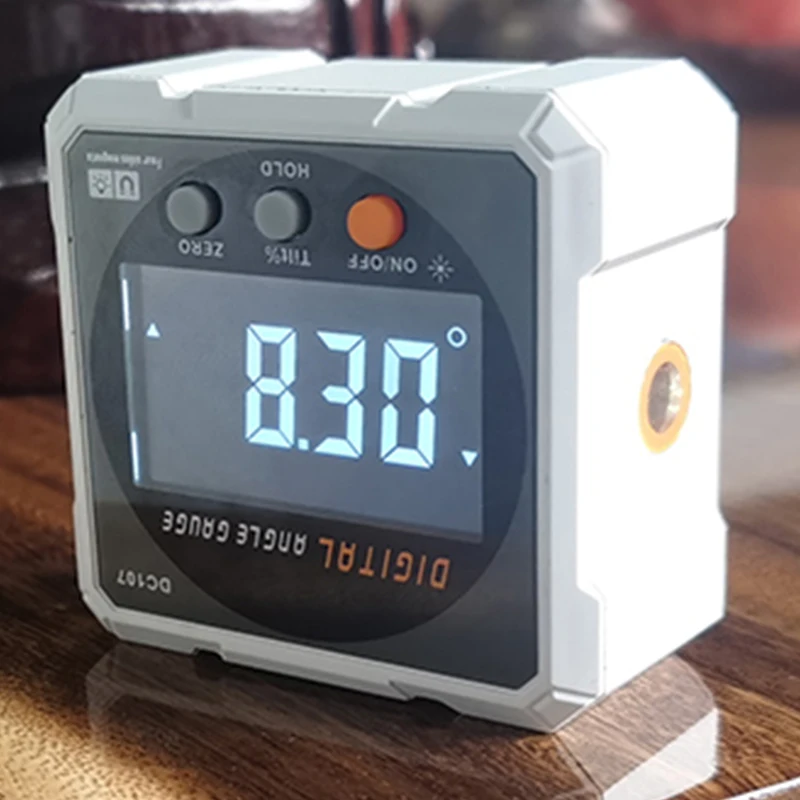 Digital Protractor Laser USB Inclinometer 360° Level Angle Finder High Precision Goniometer Magnet Tilt Measuring Tools 4