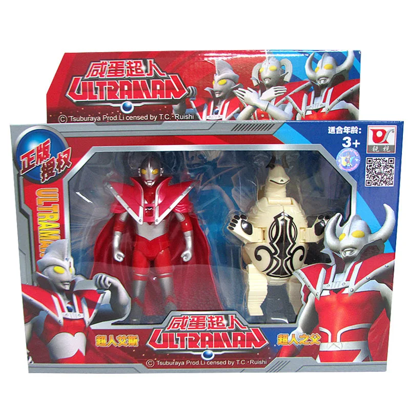 15 см ПВХ Ultraman плащ фигурка отец Ультра ультразвук Ace Zoffy Gomora Монстр яйцо модель детские игрушки