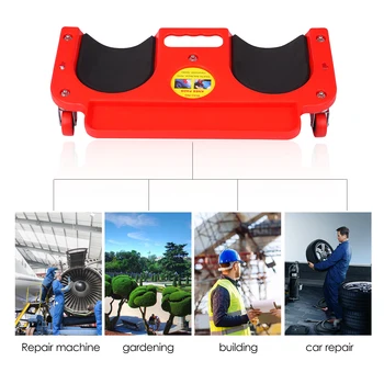 

Rolling Knee Protection Pad With 5 Wheels Built in Foam Padded Creeper Platform Laying Tile or Vinyl
