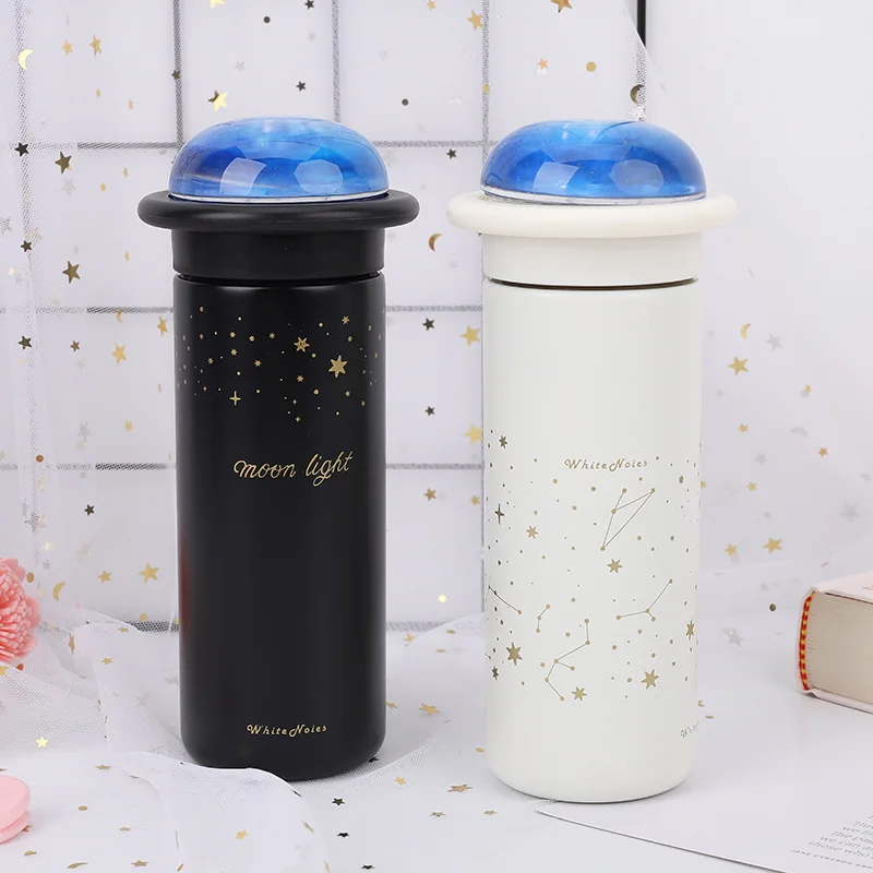 Creative Moonwalk Planet Thermos Cup 304 Stainless Steel Sealed Leakproof Student Water Cup Boutiques Gift Vacuum Flask