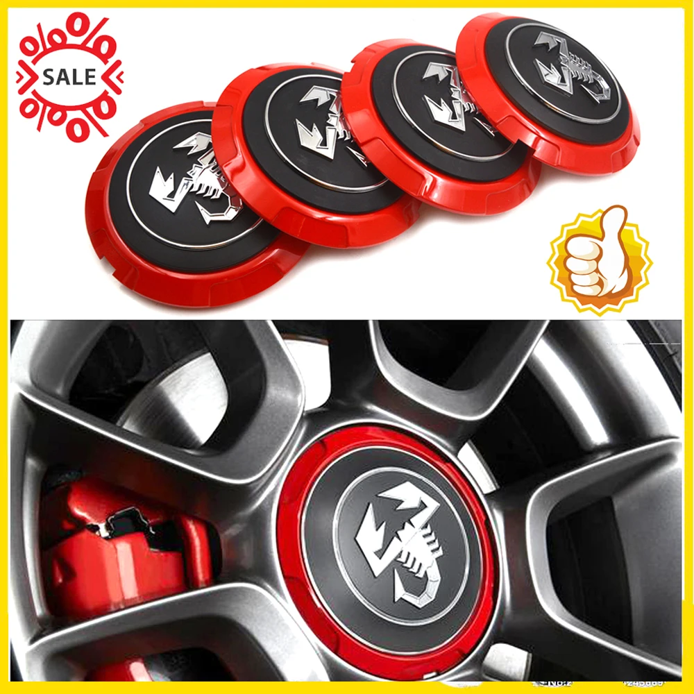 BAQIU 1 Piece 133mm Alloy Wheel Hub Center Cap Wheel Hub Caps Compatible for Fiat 500 Abarth Car Rim Hubcap Dust-proof Cover BAQIU 1 Piece 133mm Alloy Wheel Hub Center Cap Wheel Hub Caps Compatible for Fiat 500 Abarth Car Rim Hubcap Dust-proof Cover
