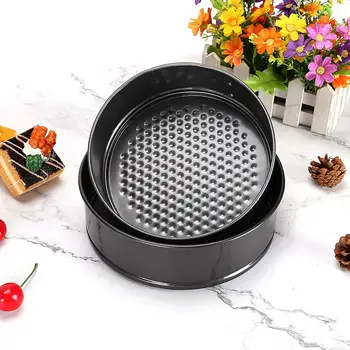 

6Pcs Non Stick Spring Form Round Baking Cake Tin Set Kitchen Baking Pans Carbon Steel Pastry Baking Bakeware