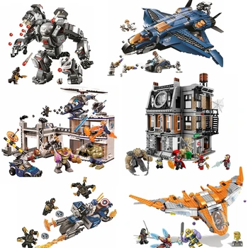 

Superhero Avengers Building Blocks Compatible Lepinblocks 07120 07122 07123 07107 07103 Super Heroes Bricks Toys For Kids