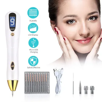 

Laser Mole Tattoo Freckle Removal Pen Skin Care LCD Dark Spot Wart Corns Remover Salon Sweep Spot Mole Remaval Beauty Instrument