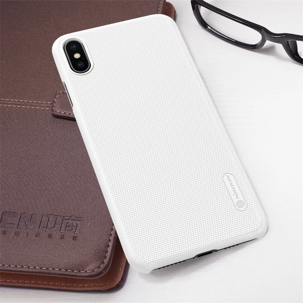 Для iPhone 11 Pro Max Супер Матовый экран для iPhone XS Max X XS чехол Nillkin жесткая задняя крышка из ПК чехол для iPhone XR чехол+ подарок