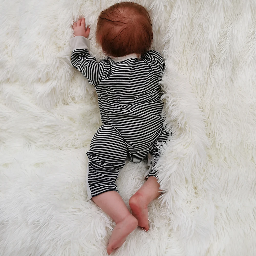 Эксклюзивная кукла bebe reborn 22 дюймов Супер реалистичная силиконовая кукла reborn baby doll новорожденные дети живые детали раскрашенные куклы reborn подарок