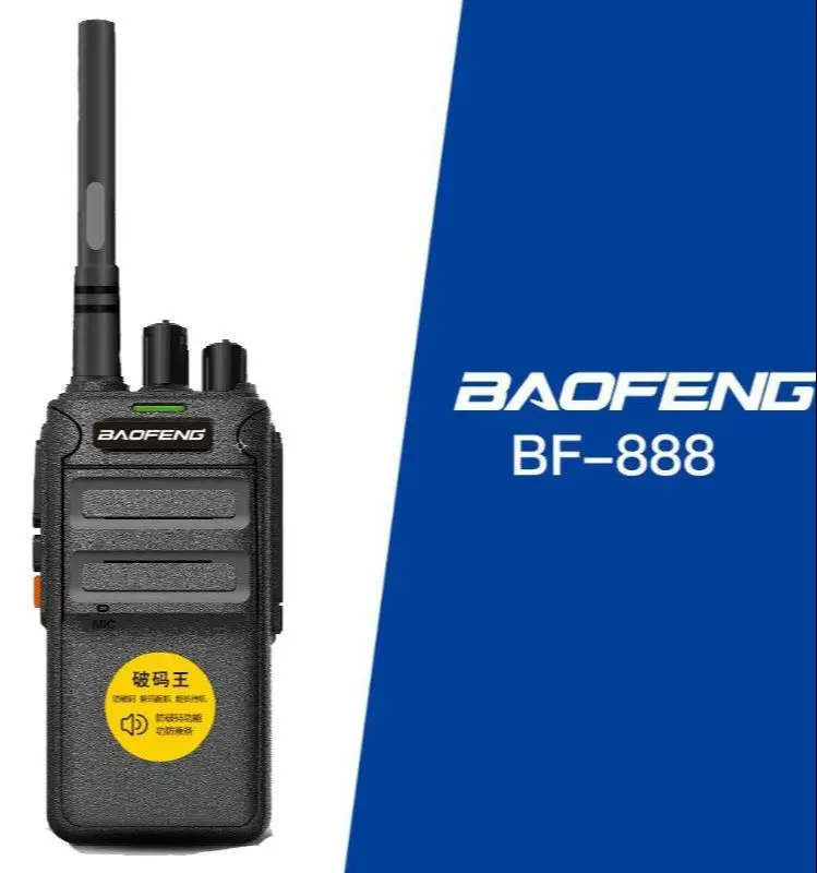 BaoFeng BF-888S UHF 400-470MHZ 2-Way Radio 16CH Long Range Walkie Talkie EN 