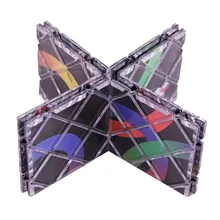 Горячая разнообразие магическая доска куб головоломка 8 панелей складные головоломки кубики Черный Красный мультфильм развивающие игрушки для детей