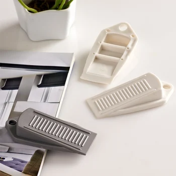 

New 1PCS Door Stopper Wall Door Blocker Wedge Children Kids Protector Decorative Security Flexible PVC Door Stops