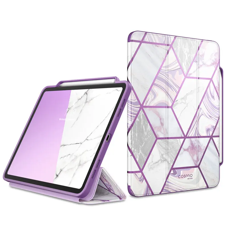 Чехол Cosmo для iPad Pro 11 чехол (2020) полностью откидной с мраморной подставкой и