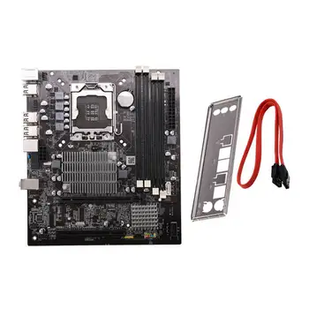 

X58 Desktop Motherboard LGA 1366 4-Channels DDR3 32GB RAM Mainboard for Intel E5520/L5520 X5650 Core I7