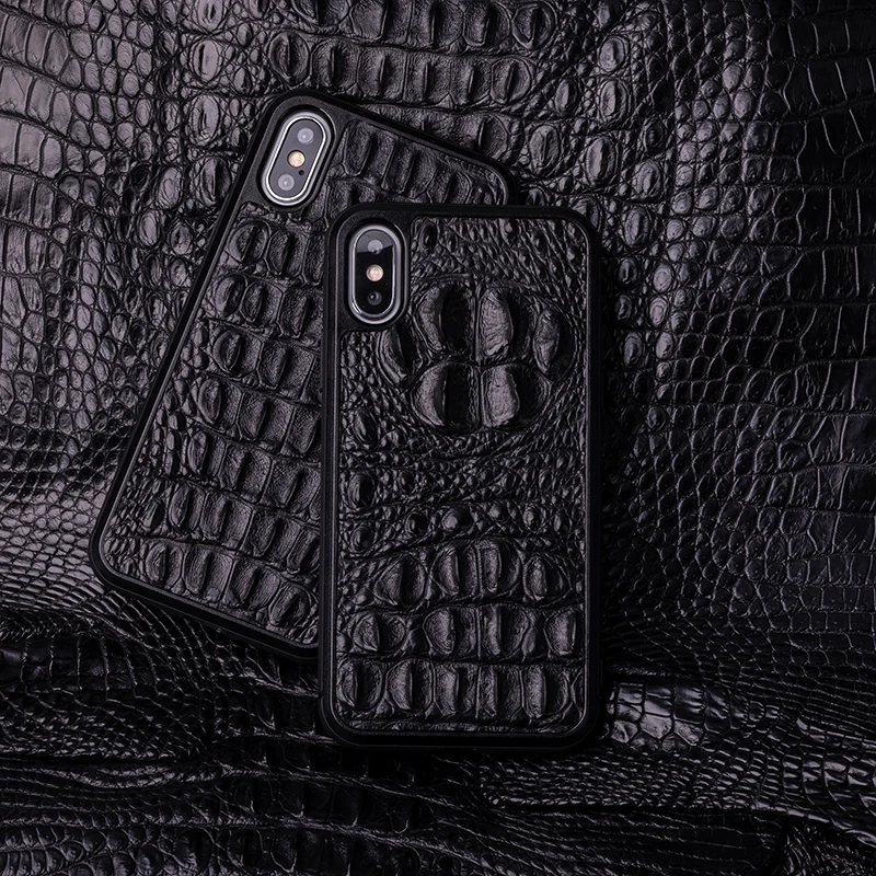 Лаковый чехол для телефона с крокодиловой текстурой для IPhone X XS Max XR для Apple 5 5S SE 6 6S 7 8 Plus защитный чехол для телефона