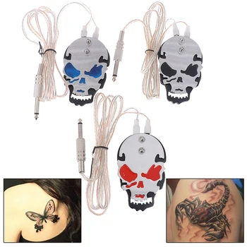

New Arriva One Skull Tattoo Foot Pedal Switch Control For Machine Gun Power Supply