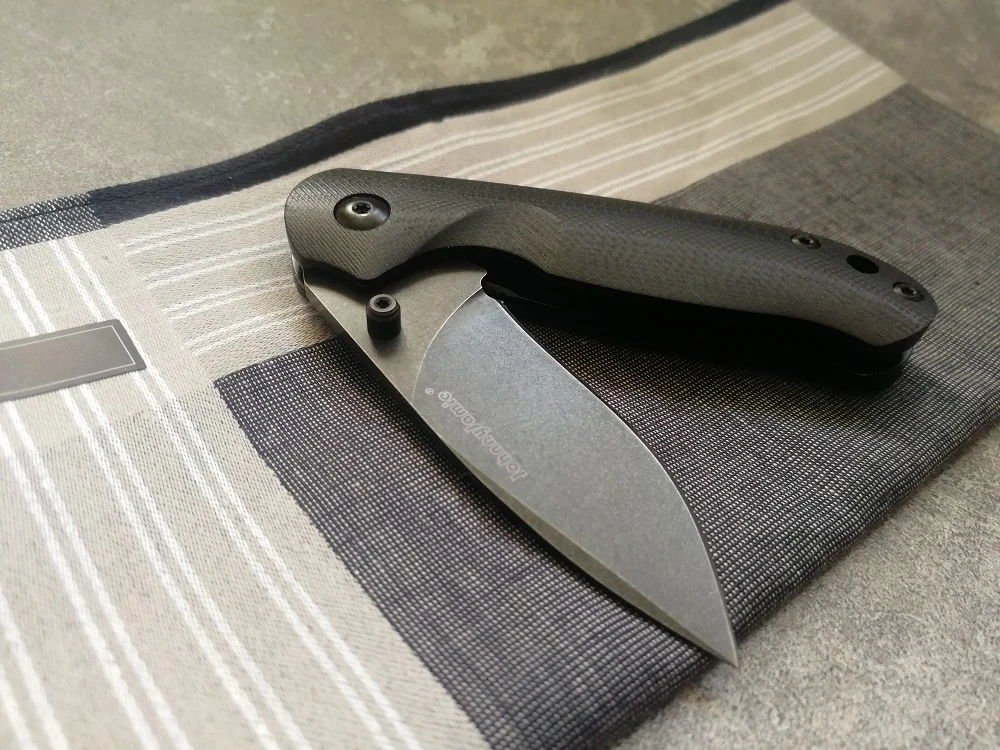 Джонниджейми Дракон масштаб GL 65 г 2,2" D2 stonewash лезвие G10 ручка тактический Флиппер охотничий складной карманный нож для выживания EDC