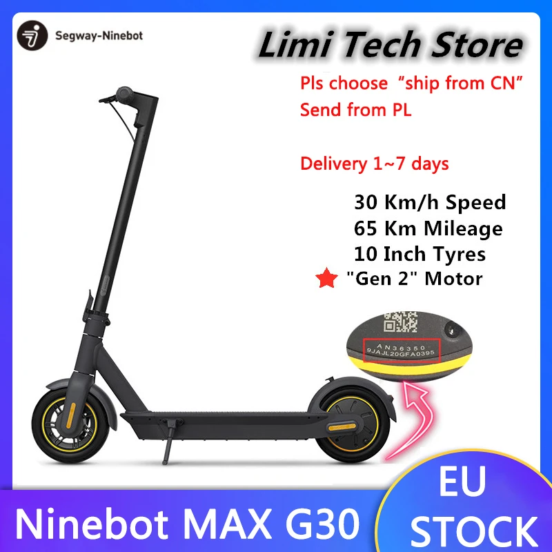 Segway Max G30 Lucchetto Ninebot G30 ALBERO ASTA COMPLETO PER