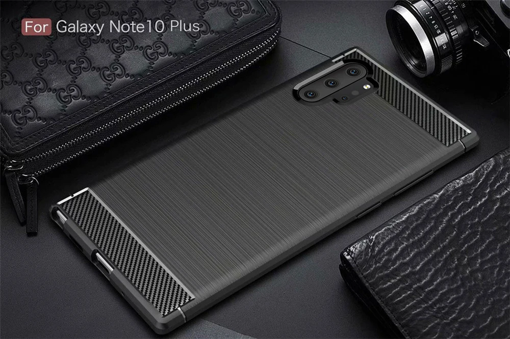 Для samsung Note 10 Pro Чехол 9 8 S8 S9 S10 Plus S10E чехол из углеродного волокна TPU силиконовый