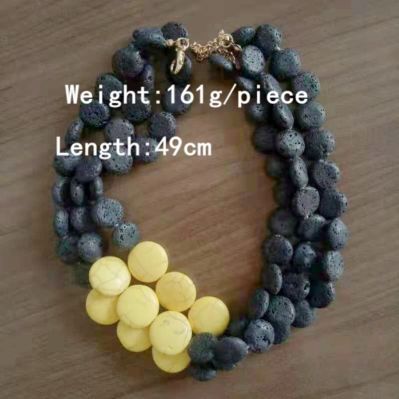 Каменное ожерелье новое модное массивное ожерелье|stone necklace|fashion statement necklacestatement