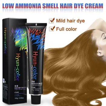 

Hot sale Single Low Ammonia Smell Hair Dye Paste Hair Salon Hair Cream