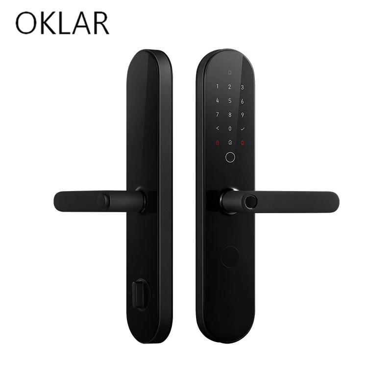 

OKLAR Intelligent door lock smart Electronic Digital Lock Xiaomi Mijia MiHome APP Fingerprint/Password /Key Built in doorbell