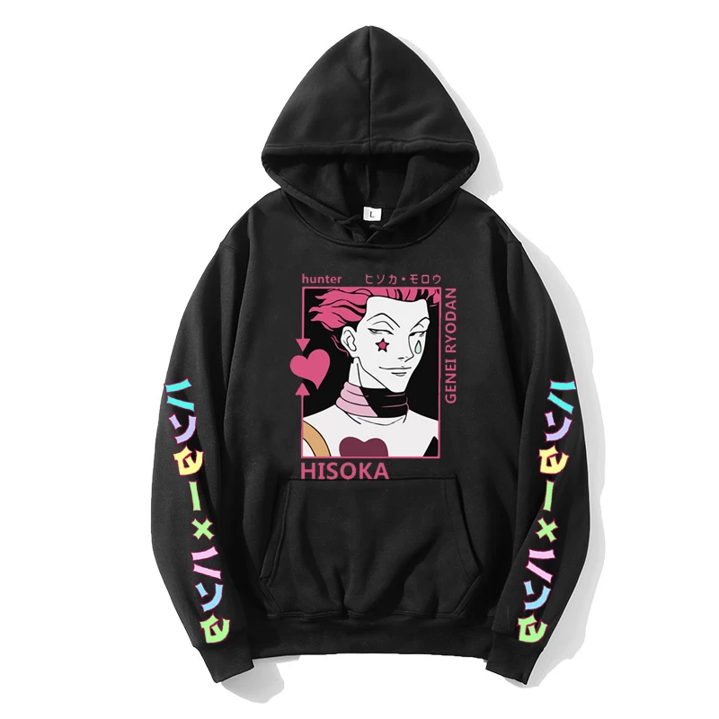 Hunter x Japanese Anime Printed Hoodies Sweatshirts Men Women Sports Funny Streetwear Man 2020 Autumn Winter | Мужская одежда