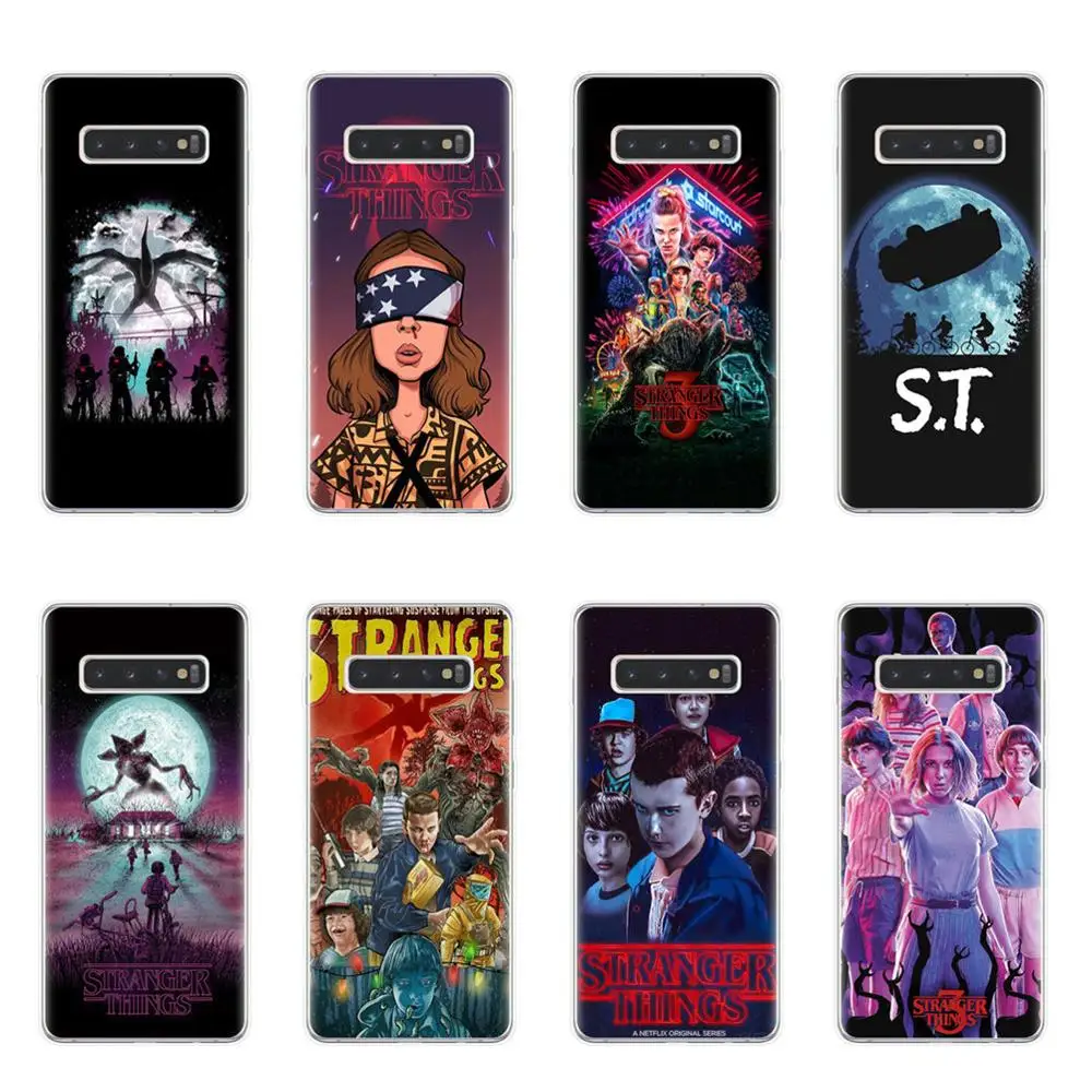 

Stranger Things Season 3 DEMOGORGON HUNTER Soft silicone Phone Case For Samsung S10 S9 S8 Plus S10e 5G S6 S7 Edge S10 Lite Cover