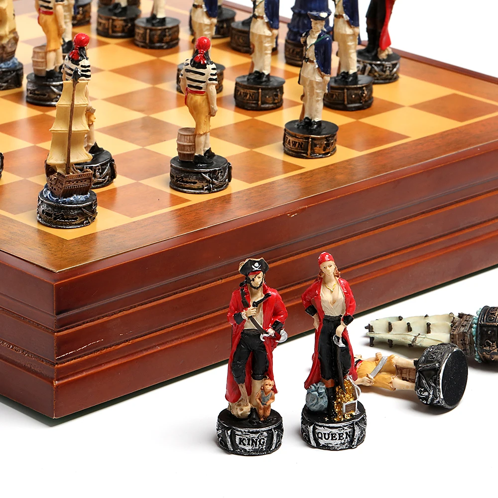 Bonecos de xadrez com tema histórico, 32 peças de xadrez pintadas em relevo  estilo tabuleiro multiescolha jogo de tabuleiro coleção de presentes  conjunto de xadrez, esqueleto, impressionante7 : : Brinquedos  e Jogos