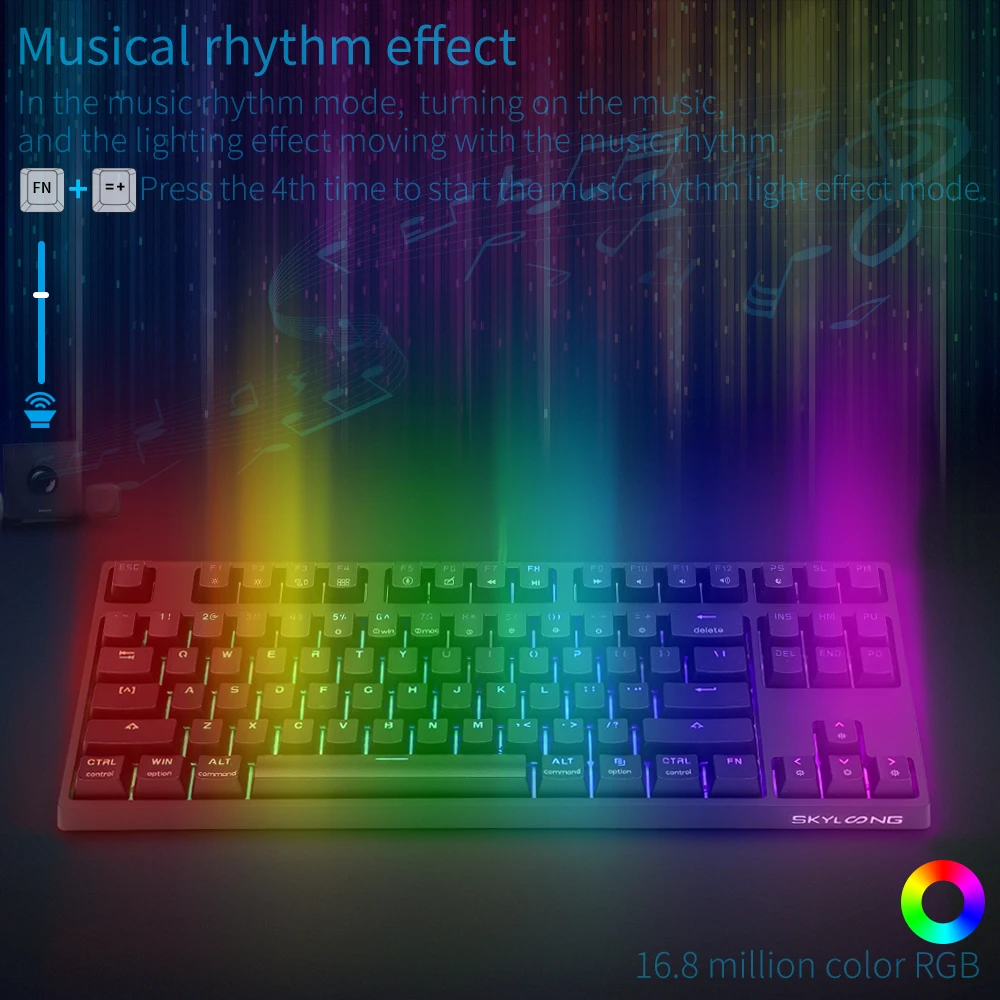 teclado mecânico abs keycap interruptor vermelho teclado