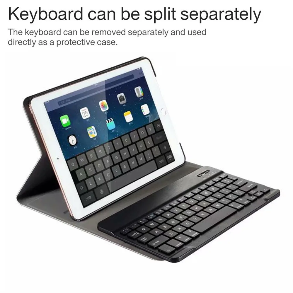 Чехол-подставка для iPad 10,2 7-го планшета со съемной Подсветкой Bluetooth клавиатура чехол-подставка# D2