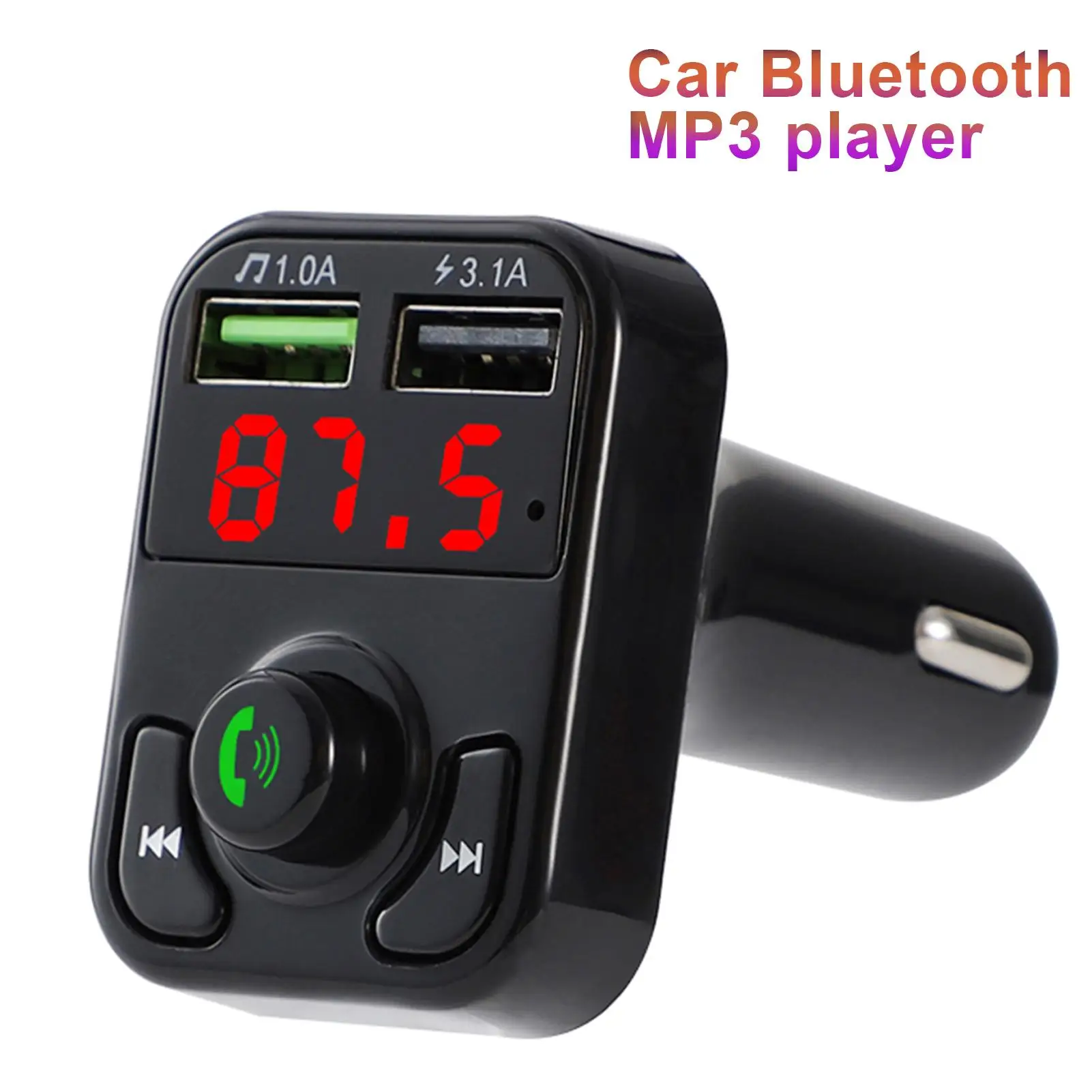 

BTX3 Dual USB Bluetooth Car Vehicle FM Transmitter Hands-free Call MP3 Player