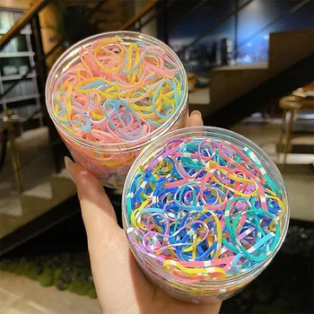 

Online Celebrity INS MORI Series Small Rubber Hairband for Tying Hair Lanyard Hair Band Simple South Korea Disposable Hairband K
