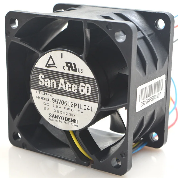 Оригинальный Для sanyo 9GV0612P1L041 12V 0.7a 6 см 6038 4 провод PWM контроллер