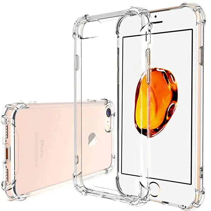 Прозрачный силиконовый чехол-подушка безопасности для iPhone 11 Pro X XR XS Max тонкие