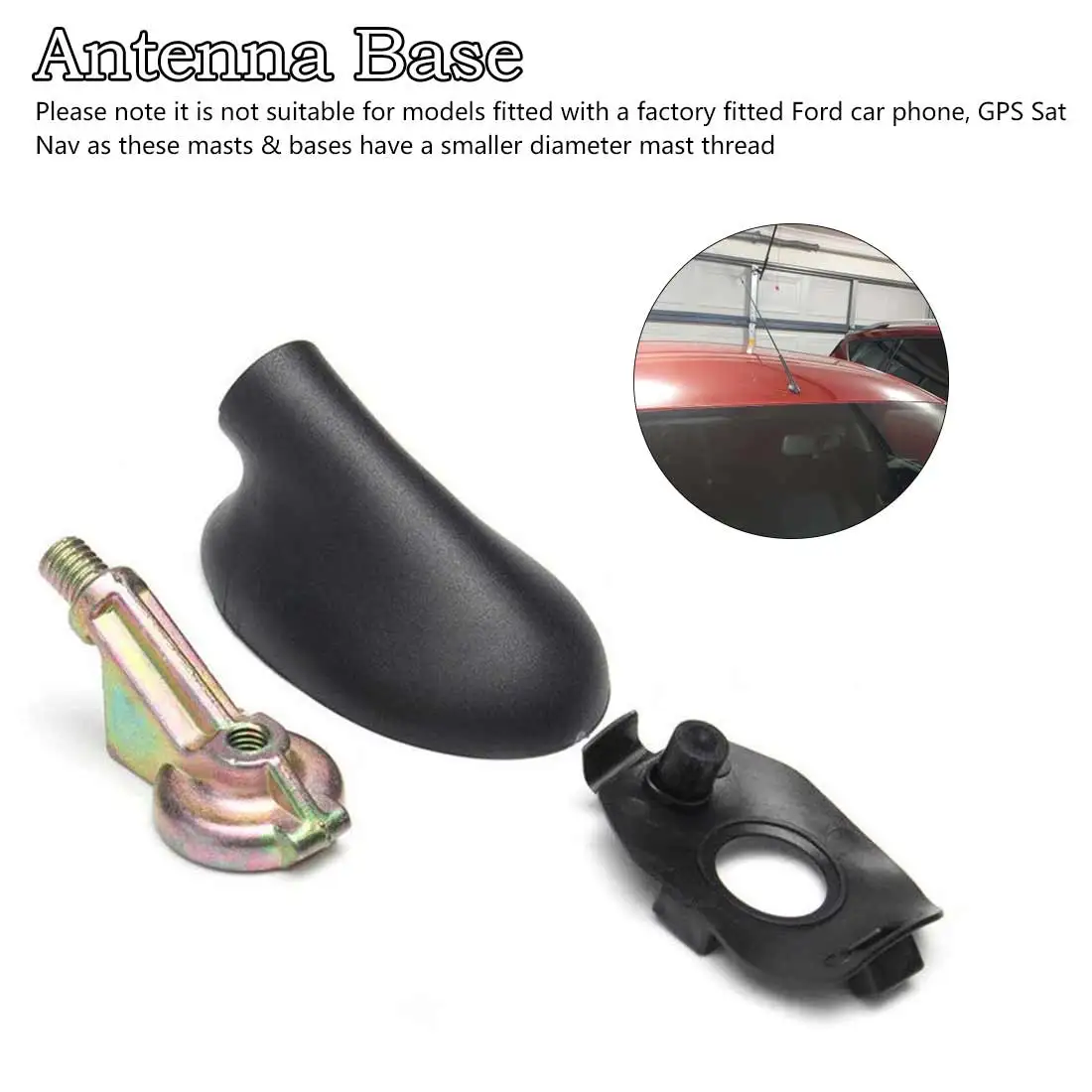 

Car AM/FM Radio Antenna Aerial Roof Mount Base Fit for Ford Focus Mondeo KA Fiesta Perfect to replace worn out damaged