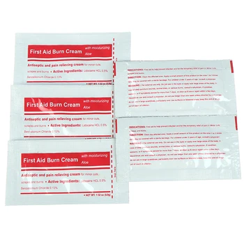 

5pcs 0.9g / Packet Ointment Gel for Burns First Aid Kit Accessories Dressing Burn Cream Wound Care Anti-infection