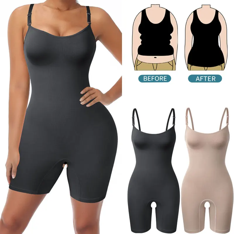 best shapewear for women Bodysuit Shapewear Women Full Body Shaper Tummy Control Slimming Sheath Butt Lifter Push Up Thigh Slimmer Abdomen Shapers Corset spanx underwear