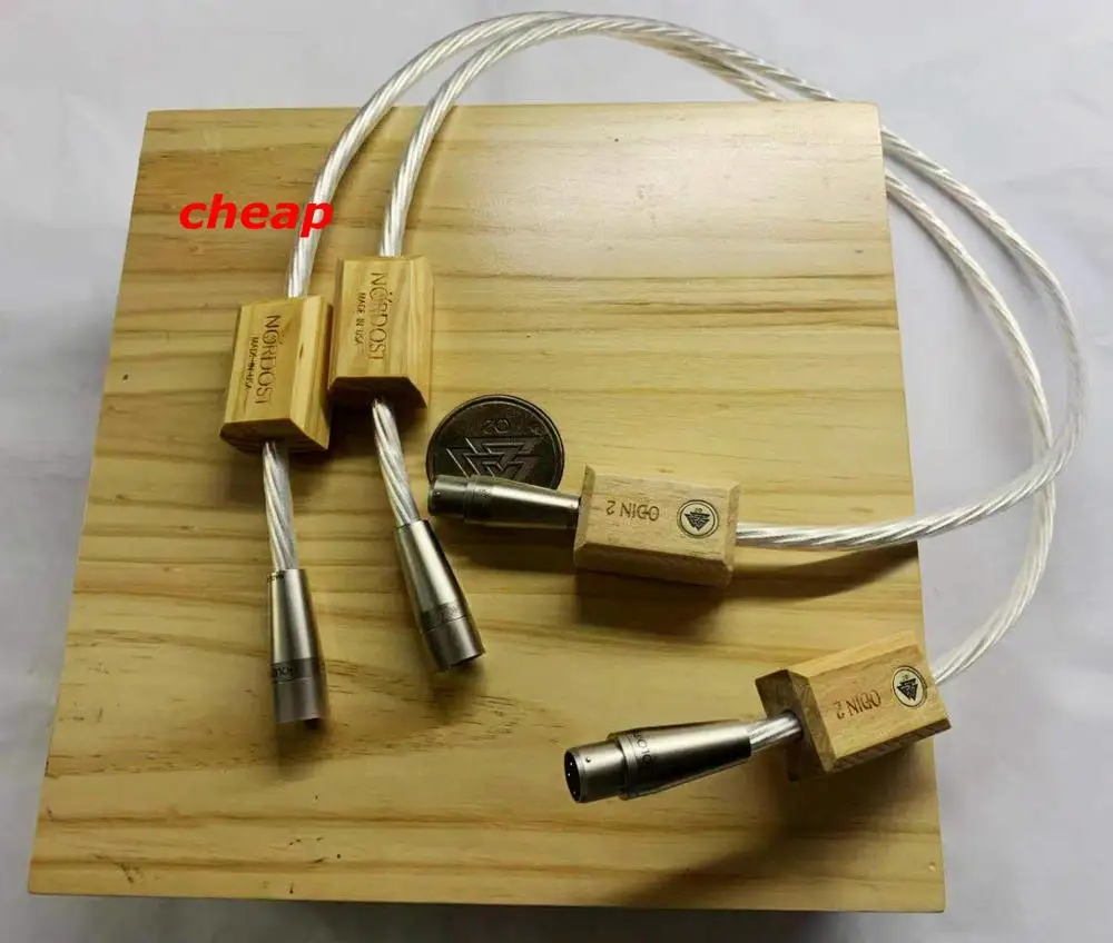 Высококачественный Nordost Odin2 Серебряный превосходный справочный соединитель XLR