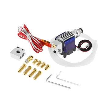 

v6 extrusion head kit 8 nozzles stable and reliable performance For 3D printer Aluminium Metal material 1 pcs