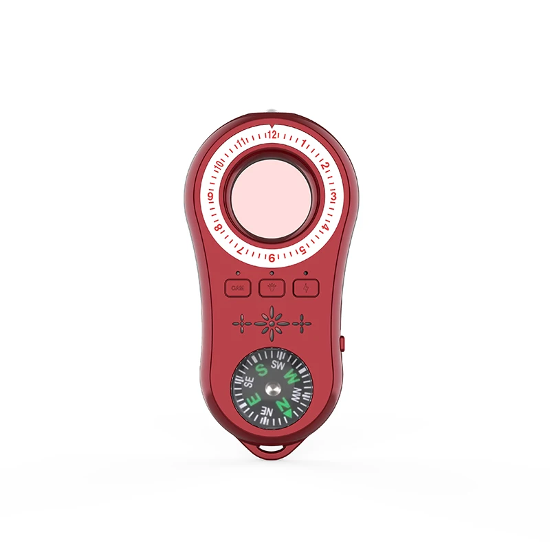 Беспроводная инфракрасная Лазерная накладка на фару камера сканирующее устройство Finder Cam Датчик Безопасности обнаружения сигнализации Анти-мини камера обнаружения - Цвет: Red