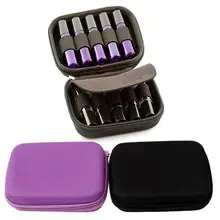 10-15 мл 10 роликовых бутылок эфирное масло чехол для переноски держатель сумка для хранения Контейнер установлен на молнии вы также можете открыть и закрыть бесплатно