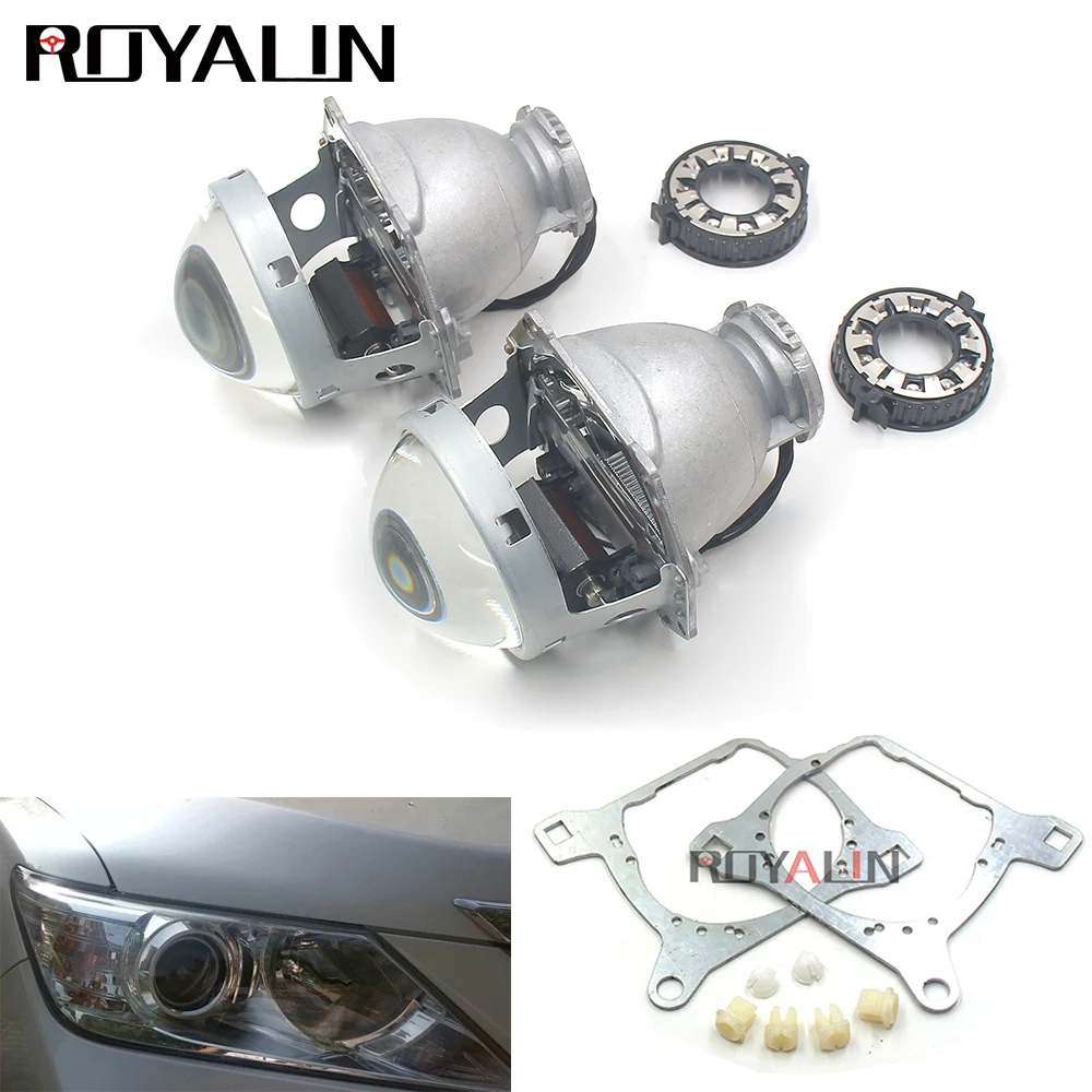 

ROYALIN BiXenon Projector For Toyota Camry XV50 Pre-facelift Aurion Prestige 11Headlight Lens For Hella 3R G5 Adapter Framework