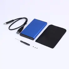 SATA коробка для жесткого диска USB 3,0 SATA 2,5 дюйма супер скорость HDD внешний жесткий диск Корпус чехол с кабелем для Windows Mac OS