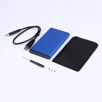 

SATA Hard Disk Drive Box New USB 3.0 SATA 2.5in Super Speed HDD External Hard Drive Enclosure Case with Cable for Windows Mac OS