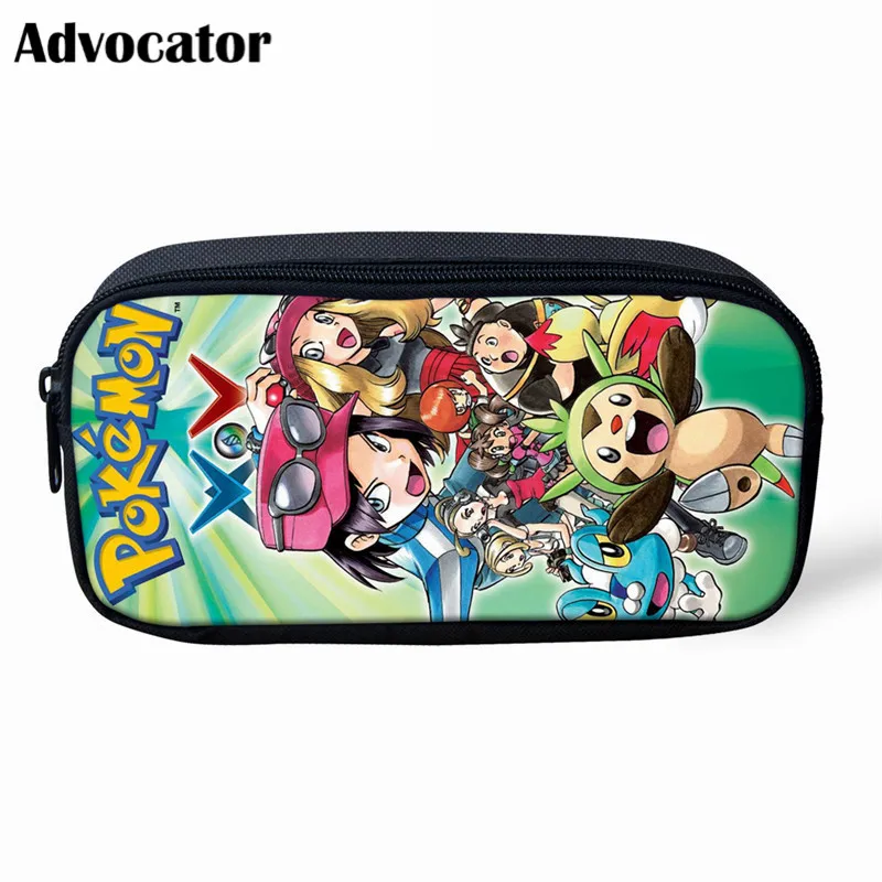 ADVOCATOR BAG ADVOCATOR мультфильм Пикачу Покемон узорчатый Карандаш сумка-косметичка для детей Чехлы для ручек на молнии ручка сумка Детская сумка органайзер - Цвет: ADVOCATOR BAG