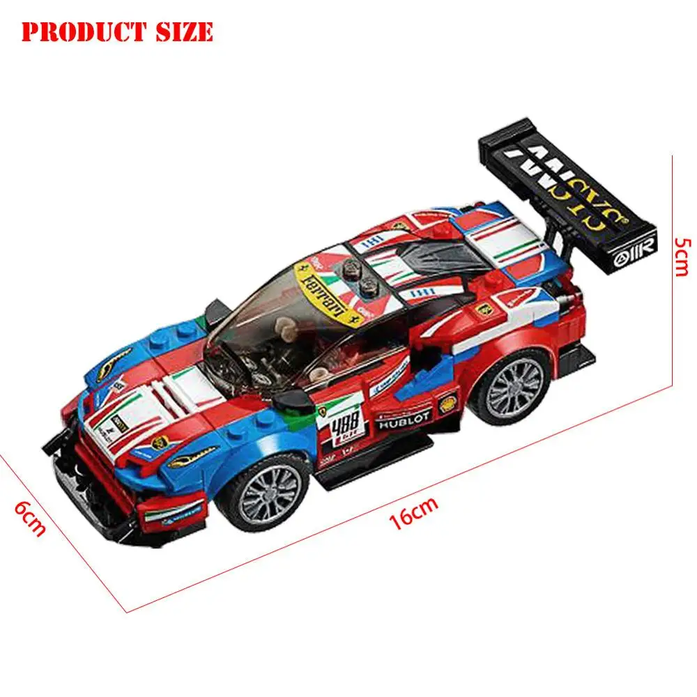 BZDA 883 шт Ferrari Ultimate гараж город скорость Чемпион строительные блоки модель