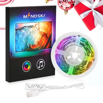 

Waterproof LED Strip Light Cabinet Kitchen Remote Control LED Night Lamp Bedroom Mural TV Decoration Lights Indoor Lighting 1-5m