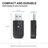 tebe USB Bluetooth 5.0 Adapter Mini 3 in 1 Wireless Music Audio Receiver Transmitter 3.5mm AUX for TV PC Laptop Headphones Car ► Photo 2/6