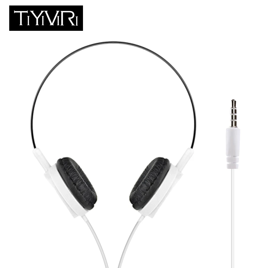 Легкие стерео складные проводные наушники для детей взрослых Регулируемая
