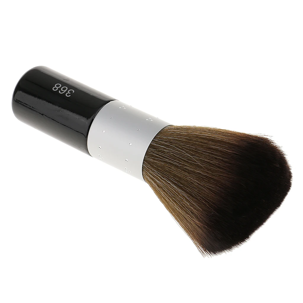 Soft Brush Neck Duster Black Hairdressing Hair Cutting Salon Stylist Pro Barber