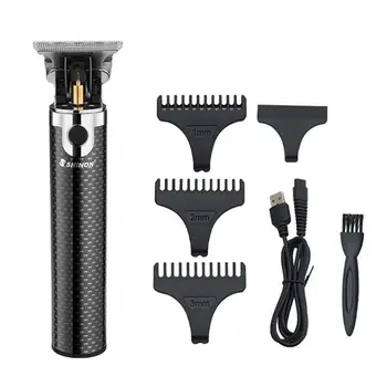 

Professional Hair Clippers Men T-Blade Beard Trimmer Cordless Barber Grooming Kit Rechargeable Haircut Machine